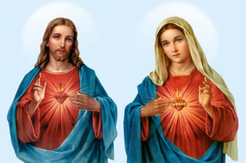 Serce Chrystusa i Serce Maryi